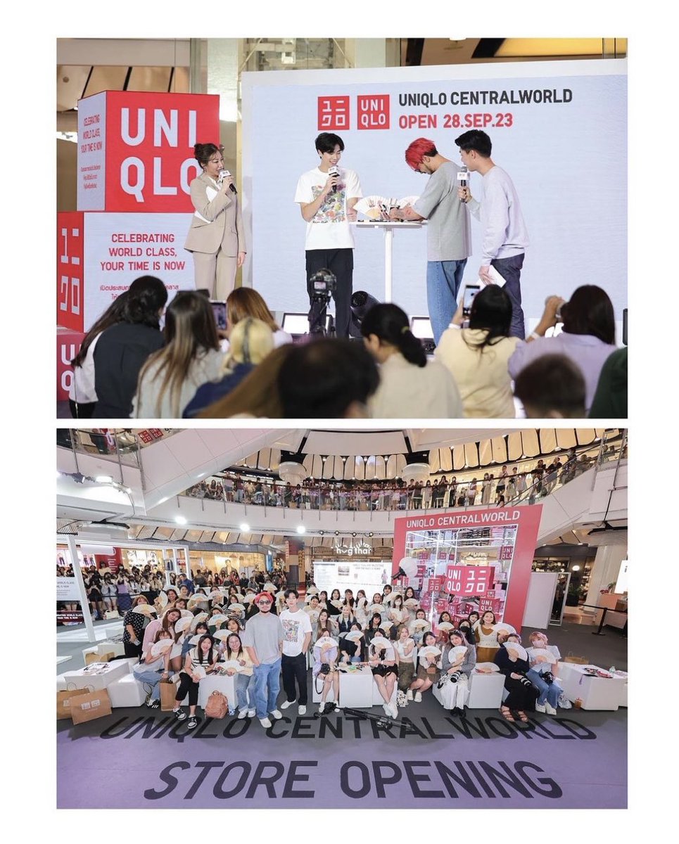 mandyvita10's tweet photo. Phuwin IG repost 🐼😊
Uniqlo CentralWorld
Celebrating World Class, Your Time is Now event📷🥰
cr. phuwintang igs, sahredtoy ig
#UNIQLOCentralWorldwithPhuwin
#phuwintang
#CelebratingWorldClassYourTimeIsNow https://t.co/ZcxlEJ0fRX
