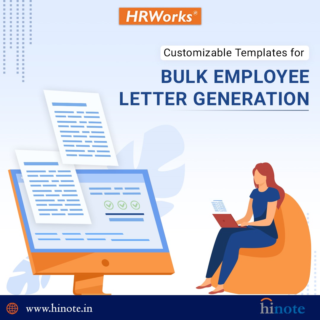 Generate employee letters (appointment, promotion, address proof etc.) in bulk using customizable templates. 

#hinote #software #hrms #payroll #hrmanagement #hrms #humanresourcemanagement #payrollservices #hrsolutions #humanresourcesconsulting #payrollsupport