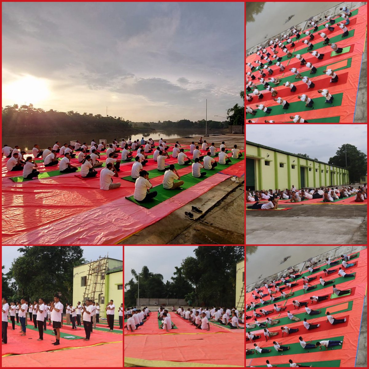 ”Yoga is the artwork of awareness on the canvas of body, mind, and soul.” Glimpses of Yoga sessions by @karimganjpolice. @CMOfficeAssam @assampolice @DGPAssamPolice @gpsinghips @HardiSpeaks @KangkanJSaikia