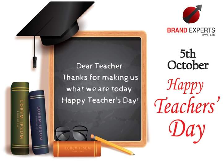 BrandExperts007's tweet photo. Happy World Teacher's Day - SHARE this with a teacher you know!

#TeachersDay https://t.co/S8D0qOcXg0