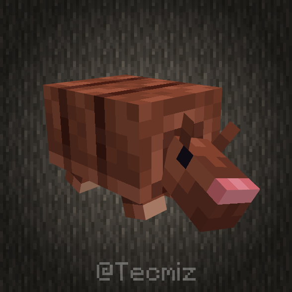tecmiz's tweet photo. El cangrejo tiene mejor utilidad pero, un armadillo?!!!

#MobVote  #MinecraftLive2023 #Blockbench https://t.co/X5bU3t1hyZ