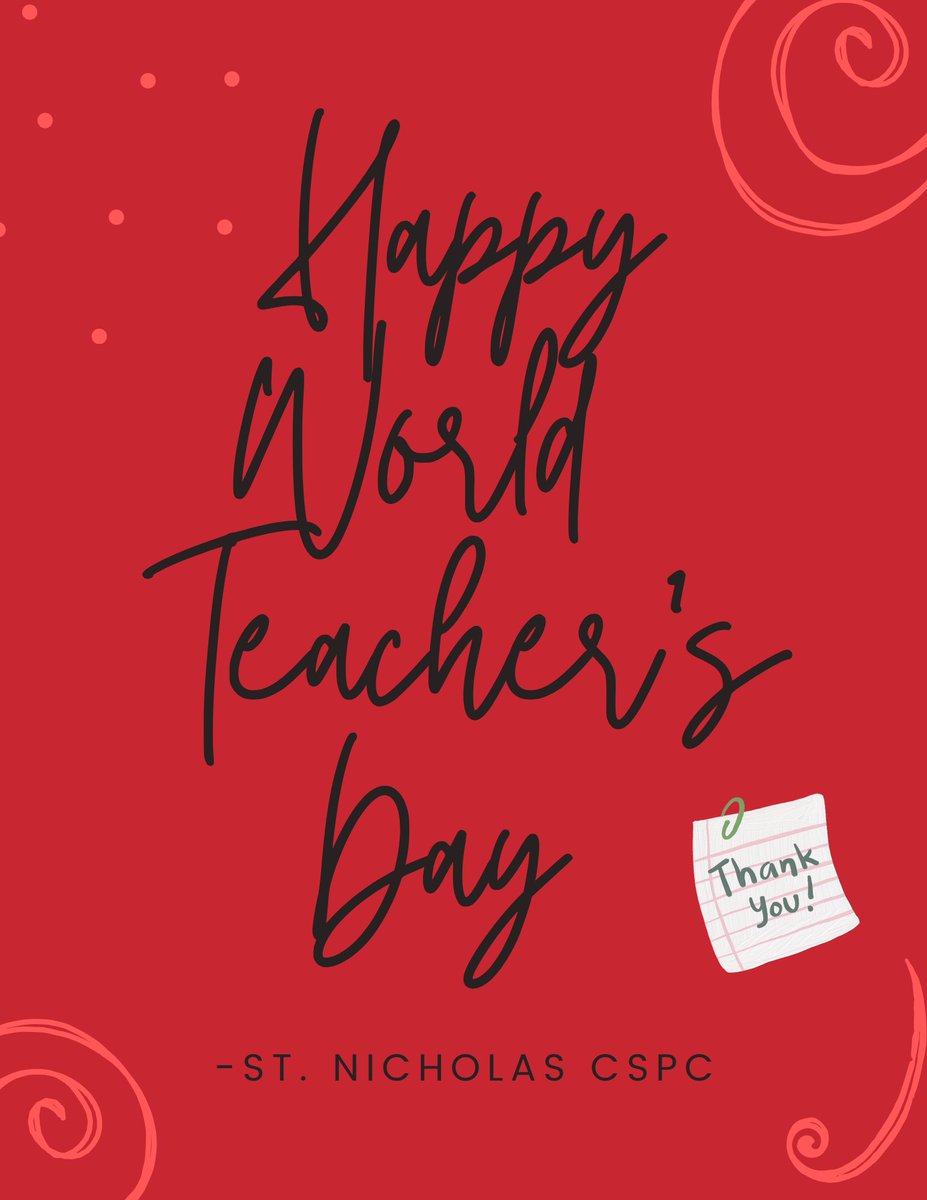StNicholasCSPC's tweet image. May your dedication and passion continue to inspire. Happy World Teachers’ Da!