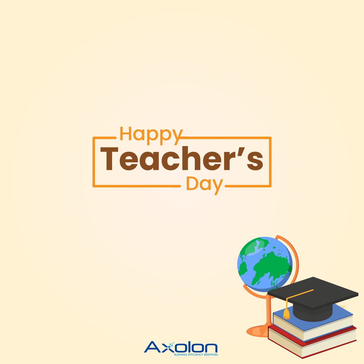 AxolonERP's tweet photo. Education is the key to a brighter future, and teachers are the keepers of that key. Happy Teachers' Day! ๐
.
.
.
#axolon #axolonerp #education #educationmatters #uae #dubai #happyteachersday #teachersday #teacherlife #teacher https://t.co/3ODYq8LOLR