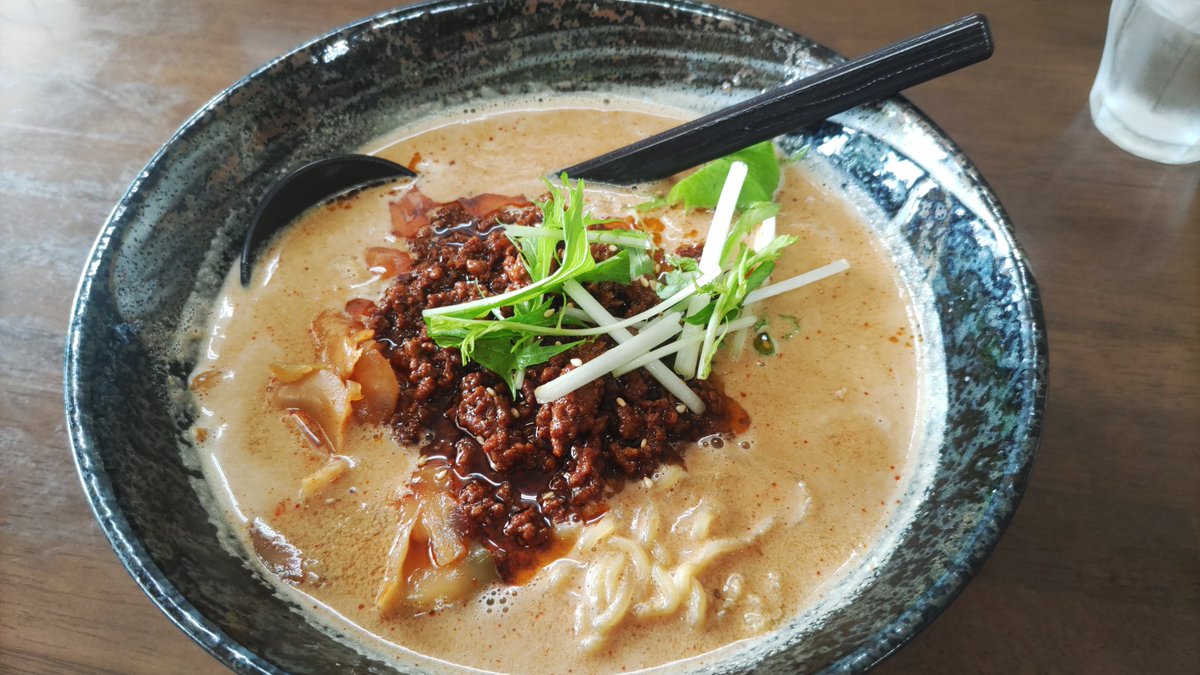 FLSTC278's tweet photo. こだわり担々麺(ごま濃いめ)
埼玉県さいたま市緑区
麺処 ごまや
行列のできる大人気店
#麺処ごまや #こだわり担々麺 #東浦和 #R463 #人気店 #昼のみ営業 https://t.co/s0y1hIRdhK