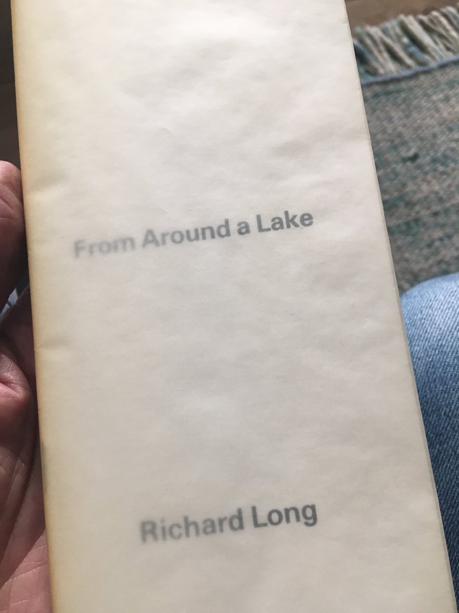 PeterFoolen's tweet photo. Richard Long, From Along a Riverbank, 1971, dried leaves on paper, collection @krollermuller.
Richard Long, From Around a Lake, 1973, Art &amp; Project, 1973, in my archive, from the former collection of Gerard Vermeulen. https://t.co/fEcnivmZ1G