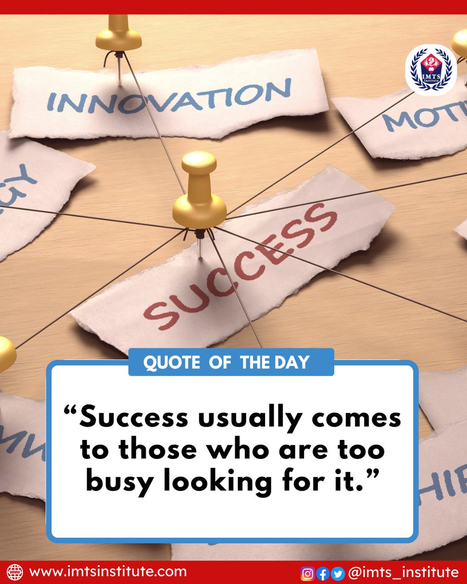 Good Morning Everyone, Stay Positive & Stay Motivated. Follow us for more- @IMTSINSTITUTE #Morningmotivation #motivationalquote #quoteoftheday #Todaysmotivation