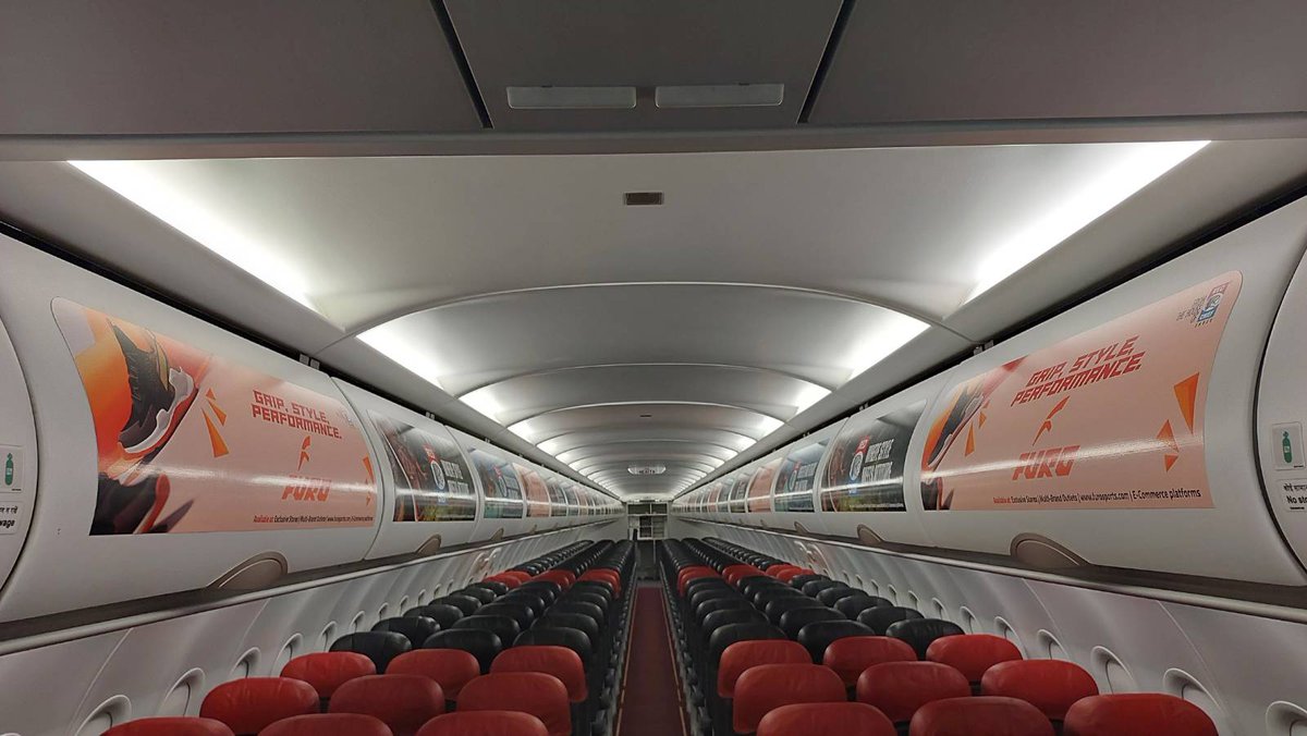 Atin_OOH's tweet photo. Soaring to New Heights!!
We are thrilled to announce Red Chief Shoes branding In-Flight on our Overhead Bin & Seatback devices.
Stay tuned for a stylish journey in the skies!!
@Red_Chieftians
#RedChiefInFlight #SkyHighFashion
#AtinOOH #RedChief #AirIndiaX https://t.co/Q9Ta9hb1lW
