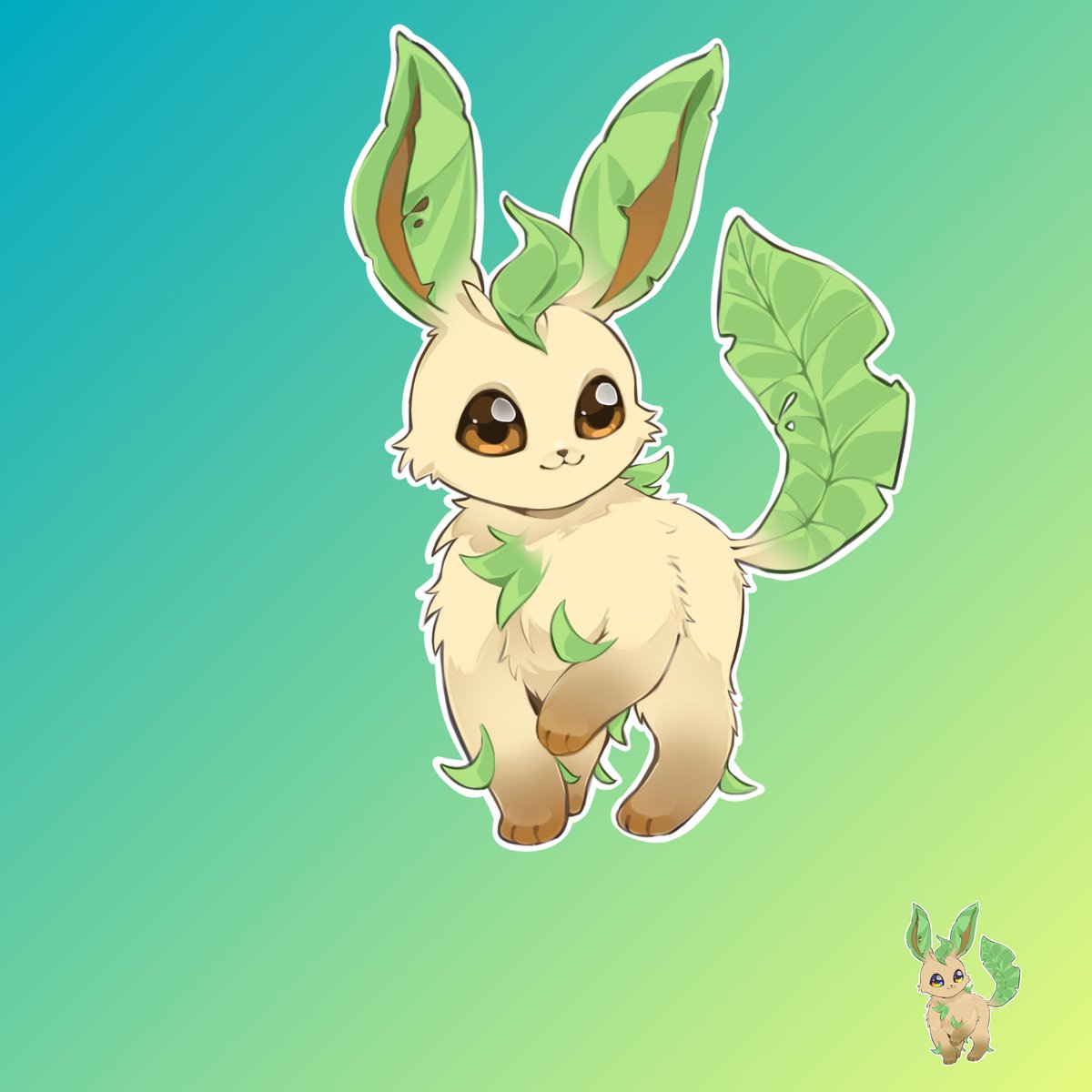 SequionaNeko's tweet photo. Super knuffeliges Folipurba von @PeeweeArt π₯°π
#leafeon #foliburba #smileyfront https://t.co/g2XELhS11V