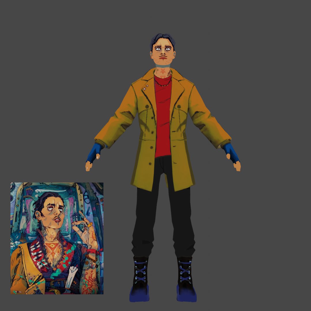 leaves_reality's tweet photo. WIP Models for the #Bonelab Mod I'm working on based on @RowanRookDecard 's Upcoming TTRP Eat The Reich! At least at first, only going to four playable avatars, since I want to have this done before Halloween, going to Work on modeling Astrid tomorrow! https://t.co/L3PCaeYvRu