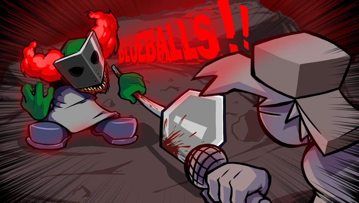 Alexelpana69's tweet photo. LET'S GOUUU!!! @Banbuds 
(Ya van como 3 veces que intento subir la publicación XDDDD) #fnf #madnesscombatfanart https://t.co/AZiudKccVO