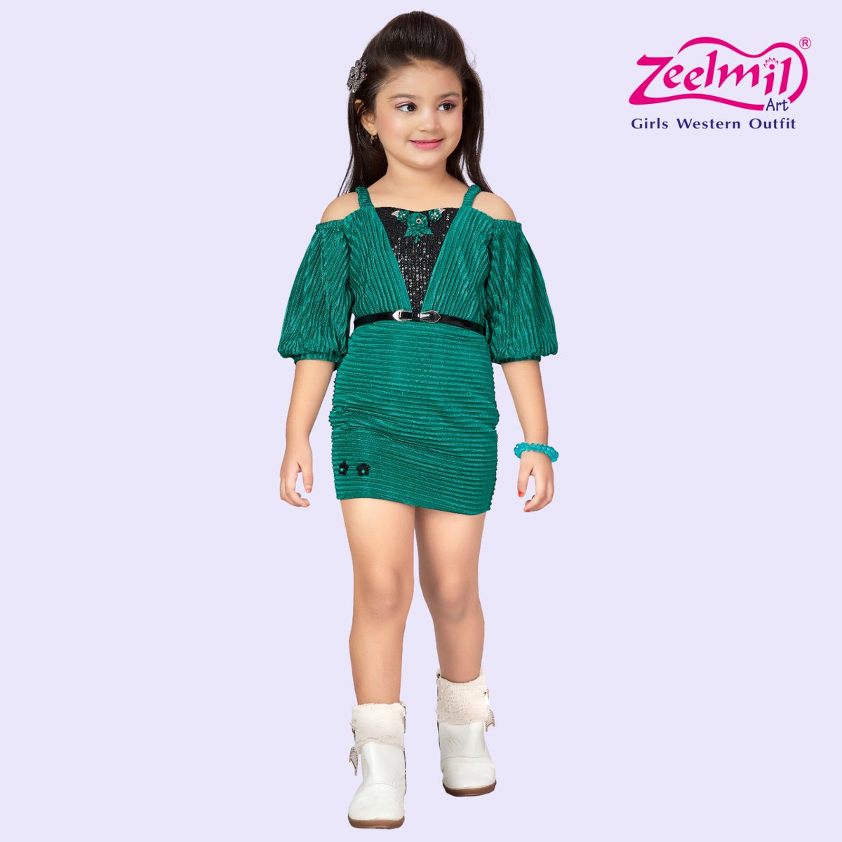 Give a girl the right clothes, and she can conquer the world.💚

#LittleFashionStars #TinyChic #TinyThreads #ToddlerCouture #SmallButStylish #BabyOutfits #FashionForLittleOnes #TinyTreasures #LittleFashion #KidsWear #KidsFashion #MiniatureMarvels #zeelmil #zeelmilart