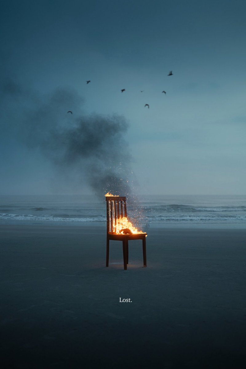 Kerja harini, bakar kerusi but make it more cinematic.
