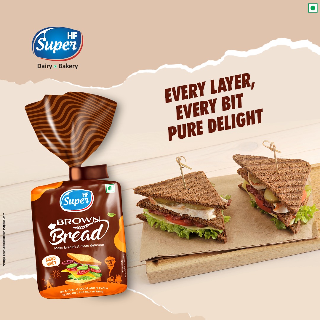 Indulge in pure delight with every bite of our brown bread! Nutritious layers, endless happiness. 🍞
.
.
.
#hfsuperbread #breadsandwich #hungersolution #hfsuperbakery #hfsuperbutter #milk #creamygoodness #hfsuper #hfsuperproducts #hfsupericecream #hf_super_dairy_and_bakery
