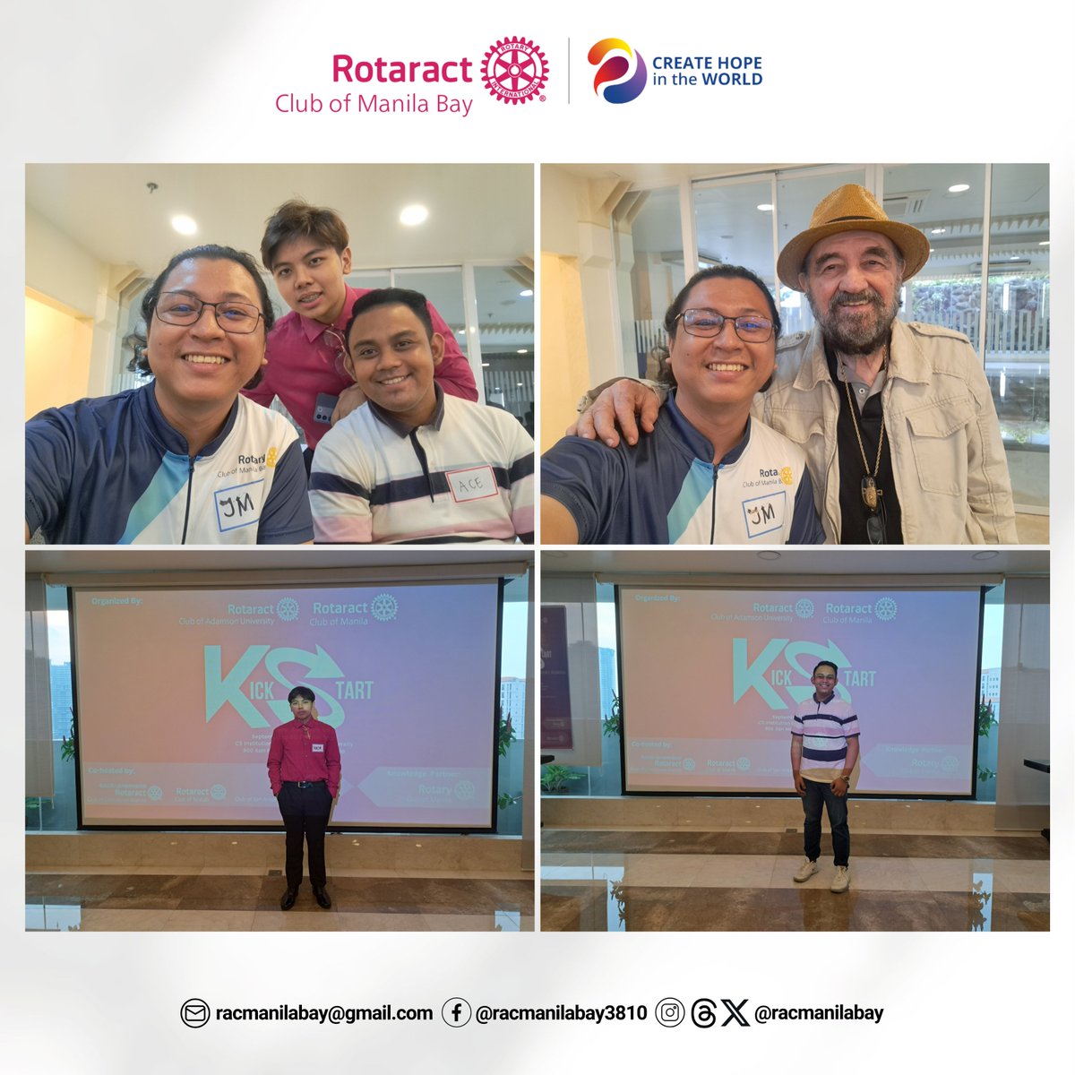 racmanilabay's tweet photo. Gaining wisdom from the pros! 📈💼

Our recent event, hosted by RAC Adamson and RAC Manila, was a treasure trove of business insights. We had the privilege of learning from big entrepreneurs, equipping us with valuable knowledge to thrive in the world of business. https://t.co/b0DsU9aC3T