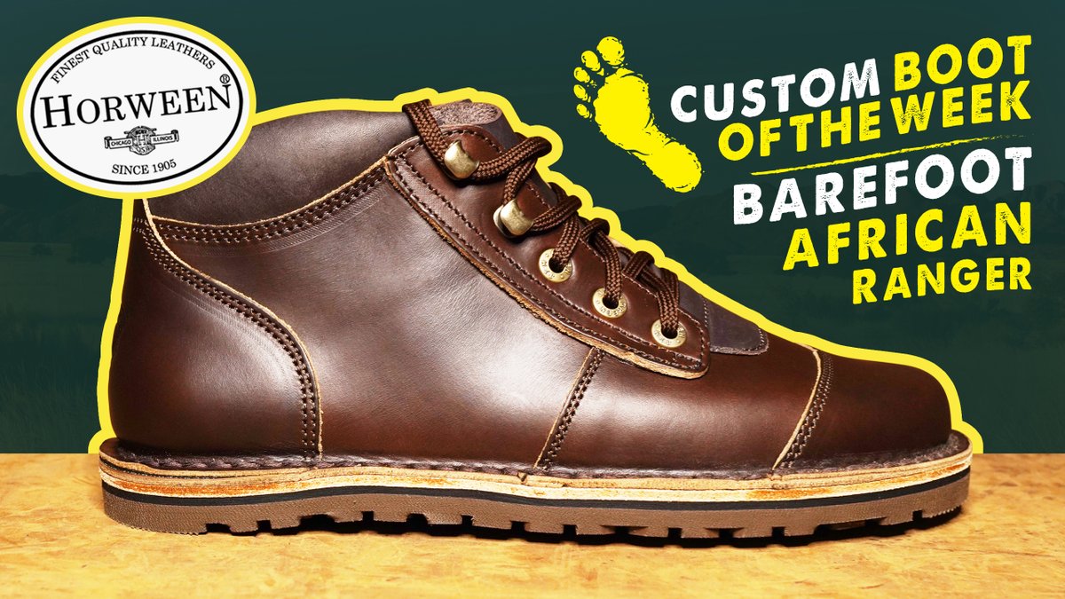 👣Custom Boot of the Week👣

~ Horween Chromexcel Brown Leather Upper
~ Rest of Boot Standard Barefoot Spec

Enough Said 👀🥾

#myjimgreens
#horweenleather