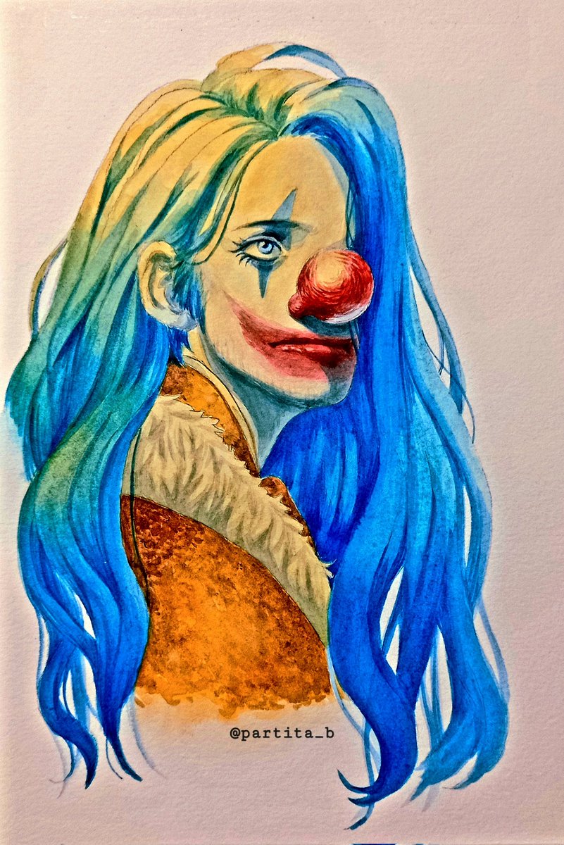 Before the show 🎪
(Day 6. Live Action)
#Buggy 
#buggytheclown 
#buggytober
#buggytober2023 
#バギー
#jeffward
#OnePieceLiveAction 
#opla
#watercolor