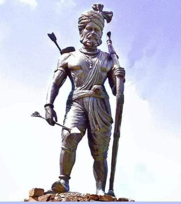 भोमट के राजा मेवाड़ की शान भीलों के अग्रज महान वीर योद्धा #राणा_पूंजा_भील जी की जंयती पर उन्हें कोटि कोटि नमन। 🙏