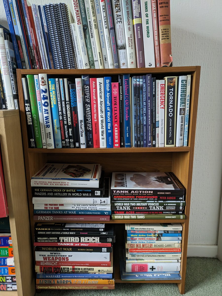 Sorted out some books looks tidier #militarybooks #history @militaryhistori #military