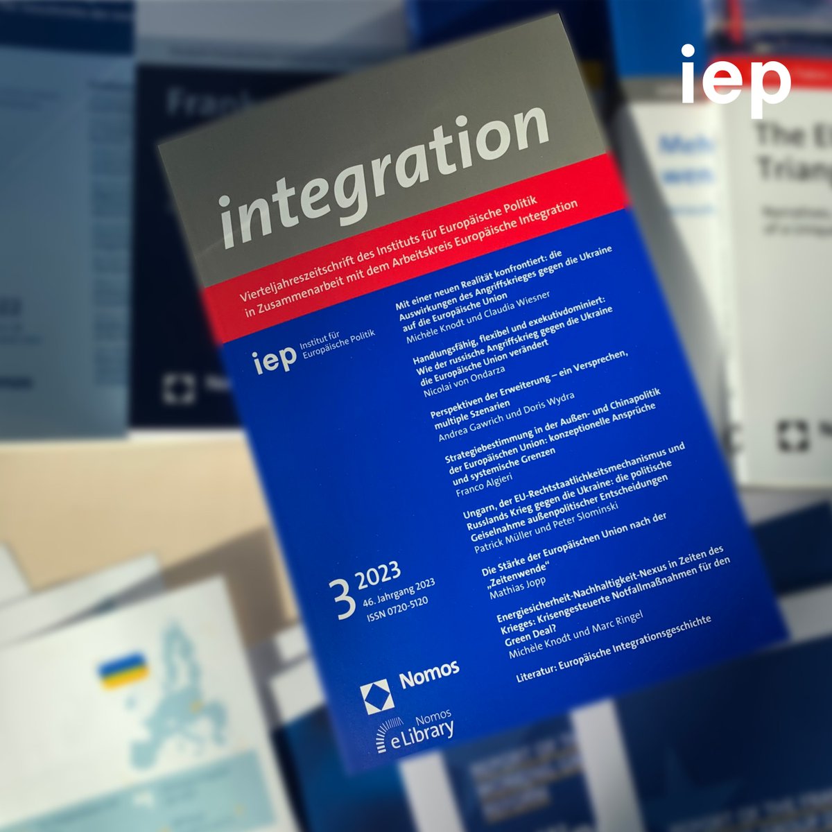 Welche Folgen hat der russische Angriffskrieg gegen die #Ukraine für die #EU?

In einem #Themenheft betrachten die Autor:innen der #integration 3/23 die Auswirkungen des Angriffskrieges auf verschiedene 🇪🇺 Politikfelder.

Mehr hier🇺🇦🇪🇺🇺🇦 tinyurl.com/3zs66ecr

#StandWithUkraine