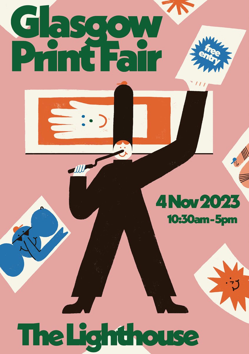 Glasgow Print Fair (@glaprintfair) on Twitter photo Have you met all the wee guys that <a href="/MaxDraws/">Max Machen</a> created for us! Please meet Lino Printer.
Him and his pals will be popping up around Glasgow very soon keep your eye peeled! 👀
glasgowprintfair.co.uk Have you met all the wee guys that <a href="/MaxDraws/">Max Machen</a> created for us! Please meet Lino Printer.
Him and his pals will be popping up around Glasgow very soon keep your eye peeled! 👀
glasgowprintfair.co.uk
