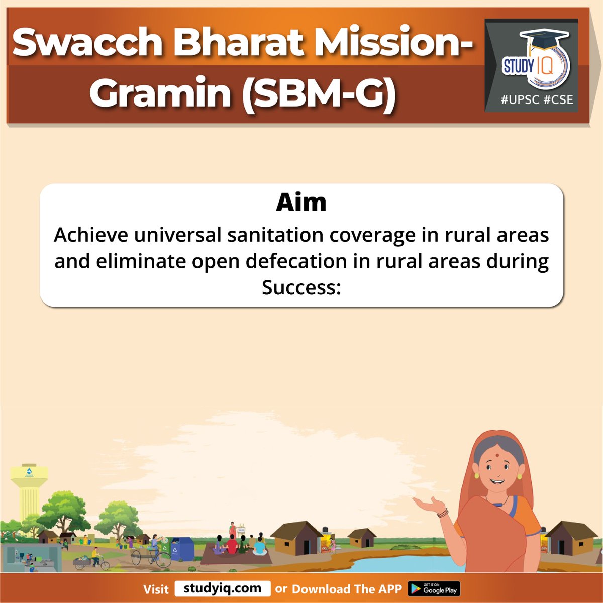 upsciq's tweet photo. Swacch Bharat Mission-Gramin (SBM-G)
#swacchbharatmissiongramin #swacchbharat #sbmg #whyinnews #worldbank #ruralindia #ministryofjalshakti #janadolan #ruralareas #sbmgscheme #odf #odfplus #pwm #lwm #fsm #gobardhan #upsc #cse #ips #ias https://t.co/CHEJm9gmK5