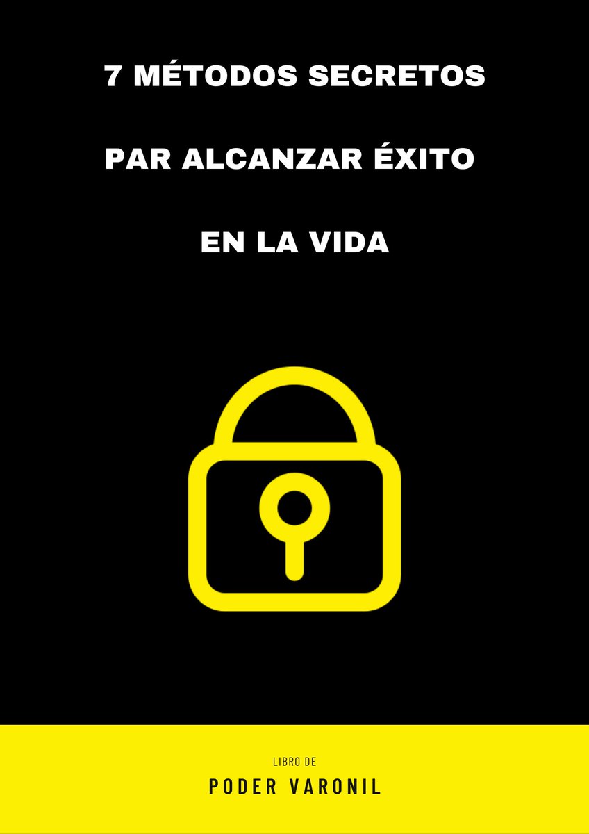 🎁 [REGALO] 🎁 

Consigue GRATIS mi nuevo libro sobre El arte del éxito.

Esta guía podría llevarte de ser sólo un niño a un hombre de valía en 2023.

Like + Comenta "EXITO" y te lo envío.

GRATIS. 

Tienes que seguirme <a href="/PoderVaronil/">PV | Poder Varonil 🧠</a> (para que te lo envíe por DM).