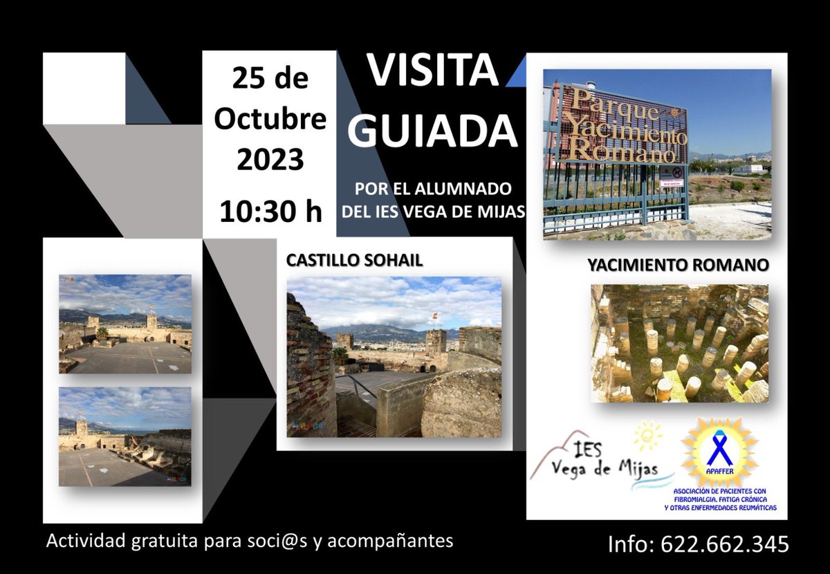 ProgramaInnicia's tweet photo. Estamos encantados de presentar nuestra primera visita guiada. Un proyecto solidario por parte del alumnado de 2 GIAT y el Programa INNICIA en colaboración con la  asociación @apaffer por la localidad malagueña de Fuengirola. https://t.co/8Ml3ZIxzJ3