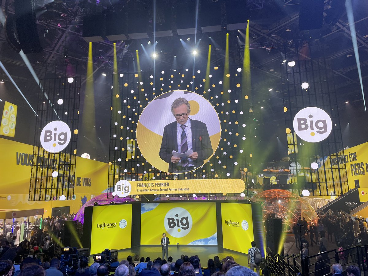 <a href="/Xavier75/">Xavier Niel</a> <a href="/EmmanuelMacron/">Emmanuel Macron</a> <a href="/ccifrance/">CCI France 🇫🇷🇪🇺</a> <a href="/aqemia/">Aqemia</a> <a href="/LaFrenchTech/">La French Tech</a> <a href="/Lacoste/">Lacoste</a> <a href="/ADDEVMatAero/">ADDEV Materials Aerospace & Defense</a> <a href="/CelineTricart/">Celine Tricart</a> <a href="/covenstudio/">Co-ven</a> <a href="/cmazaud69/">Cecile Mazaud</a> <a href="/oliviagregoire/">Olivia Gregoire</a> <a href="/LaCroix/">La Croix</a> <a href="/Ecophyse/">Ecophyse_HappyLoop</a> <a href="/mathieuflamini/">Mathieu flamini</a> @GFBiochemicals <a href="/IpsosFrance/">Ipsos bva</a> #Big2023 « Intéressez vos enfants à la chimie, les mathématiques, pour leur montrer le chemin de l’#industrie » François Perrier, groupe Gérard Perrier