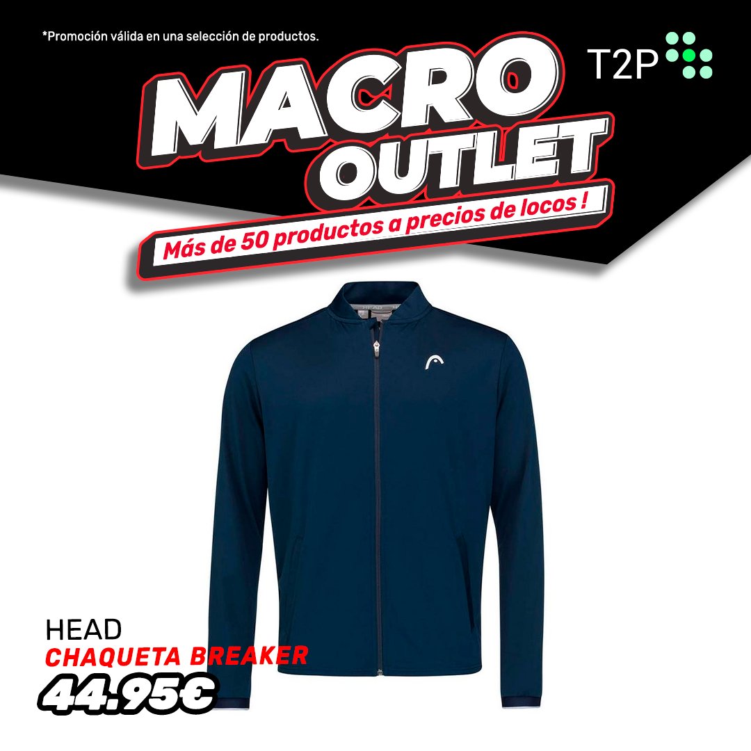 Time2Padel's tweet image. La jugada perfecta: 50+ productos de pádel a precios de ensueño 🎾

Chaqueta Head recomendada para tus entrenamientos y partidos, confeccionada con materiales transpirables y resistentes 

Disponible en nuestra web 💻🌐

#time2padel #padel #outlet