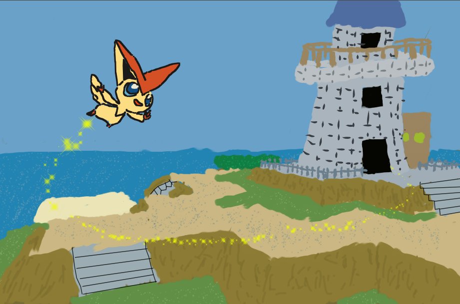 diazack's tweet photo. Elaria Inktober Day 5 - Island
Victini flying around the liberty garden
Credit to Blazer257 for the reference pic
#Pokemon #Elaria #PokemonBW #Victini https://t.co/89HeorSZAm
