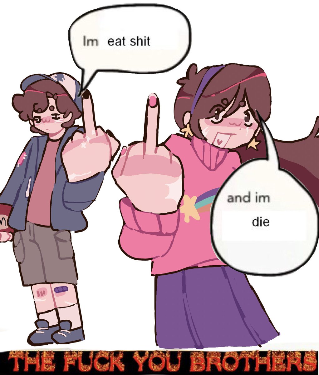 the FUCK YOU twins.

rts appreciated !
#GravityFalls #Dipperpines #mabelpines