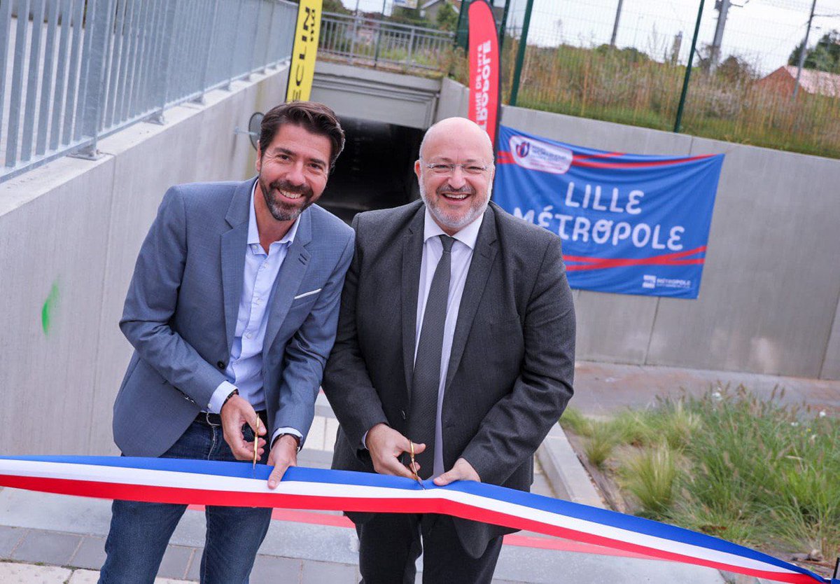 Inauguration du nouveau souterrain de la gare et des travaux d'accessibilité de la piscine municipale de #Seclin avec François-Xavier Cadart. 
Deux actions concrètes qui ont été soutenues par la <a href="/MetropoleLille/">Métropole Européenne de Lille</a> afin d'offrir un cadre de vie privilégié aux habitants.