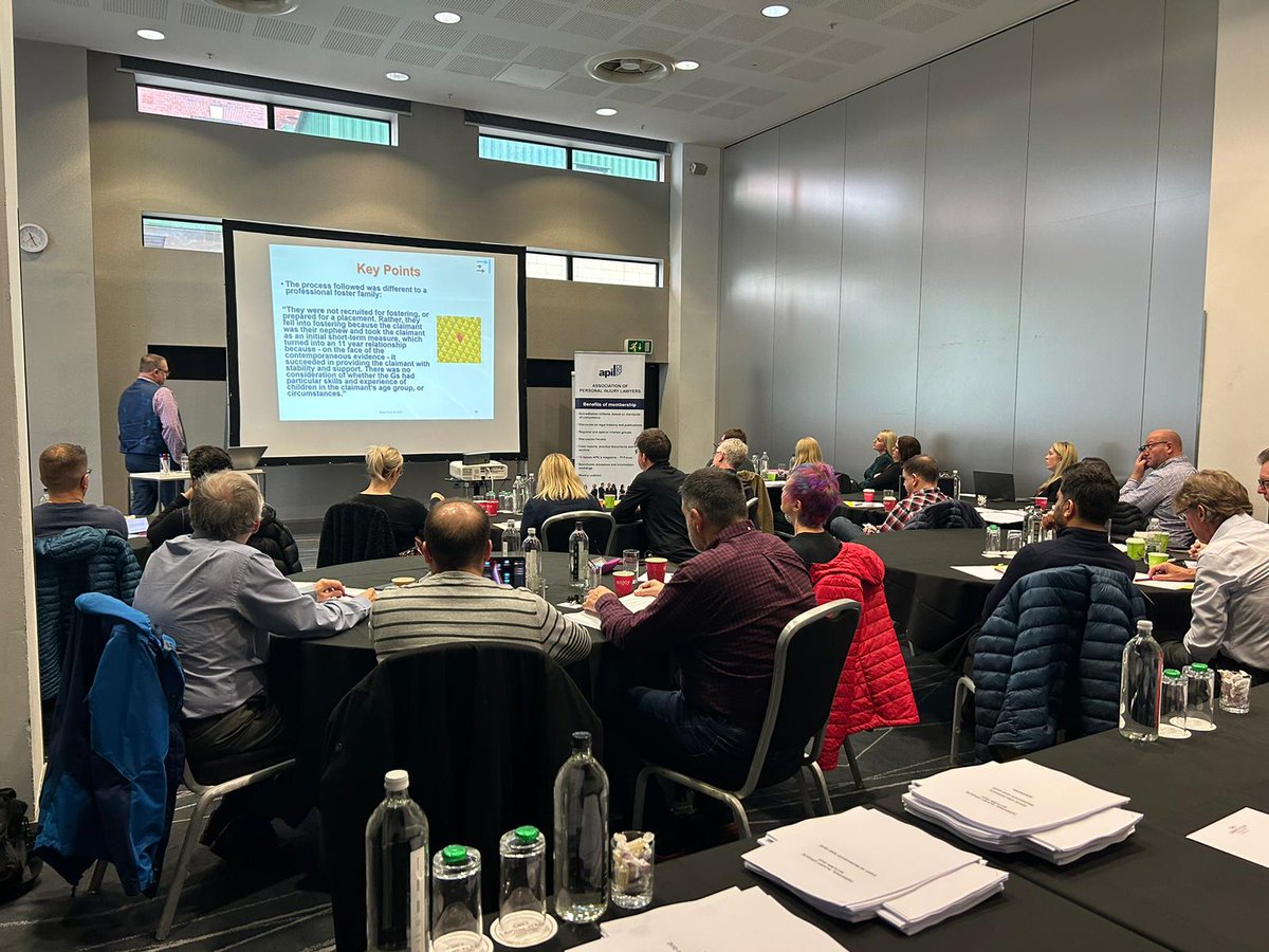 We are well underway with the first of this season's PI updates with <a href="/BNDUK/">Brett Dixon</a> &amp; <a href="/JohnMcQuater/">John McQuater</a> in Manchester

Don't forget that the London date is also a hybrid event, meaning you can view virtually if you can't join us

For more information, click here: apil.org.uk/training/perso…