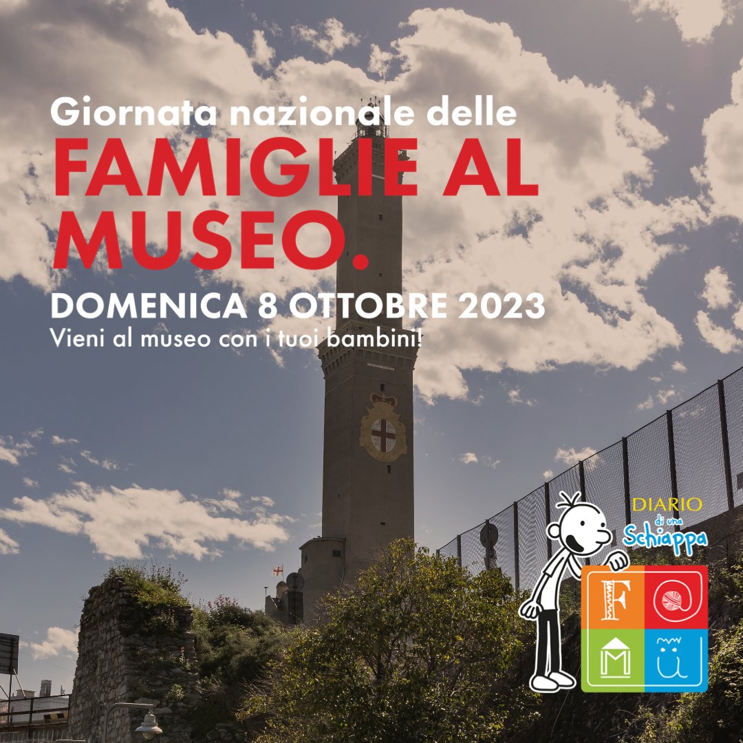LanternaGenova's tweet image. ❤️ Un appuntamento speciale per tutta la famiglia! 

In occasione della Giornata Nazionale delle @famigliealmuseo ti aspettiamo al Complesso Monumentale della Lanterna di Genova, domenica 8 ottobre! 

lanternadigenova.com/prossime-attiv…

#FamiglieAlMuseo #LanternaDiGenova #FaMu2023