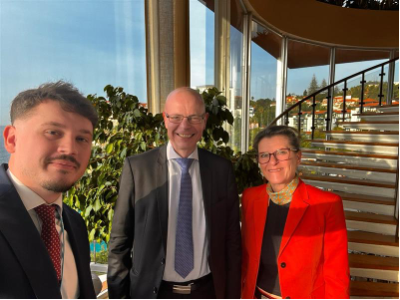 ITUEurope's tweet photo. Great pleasure to speak with Michel Van Bellinghen, Chairman of the Council at 🇧🇪Belgium @BIPT_IBPT, about #DigitalRegulation and #BBMapping https://t.co/5qD9U0OiIC