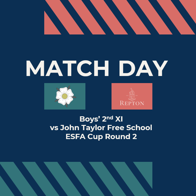 reptonfootball's tweet photo. MATCH DAY

Non-stop football at Repton this week! Three fixtures will take place later today.

✅ Girls' 1st XI ESFA Cup
✅ Boys' 2nd XI ESFA Cup
✅ Boys' 4th XI vs Trent College

For more information, visit https://t.co/lUzeoTdMUz https://t.co/InnZUtrXKO