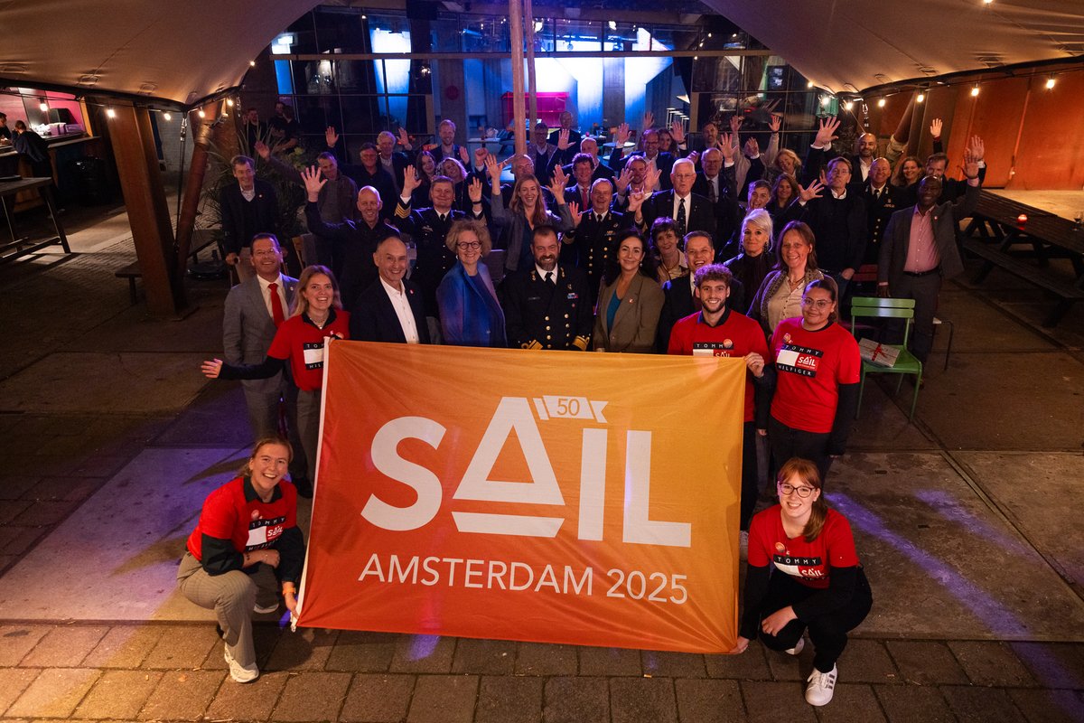 50 jaar &amp; 10 edities SAIL: #MakeAWave! Van 20-24 augustus 2025 komen schepen vanuit de hele wereld weer naar Amsterdam! Primeur: de BAP Union uit #Peru, een van de grootste zeilschepen ter wereld, komt voor de 1e keer naar SAIL! Meer over #SAIL2025 via: sail.nl/nieuws/50-jaar…