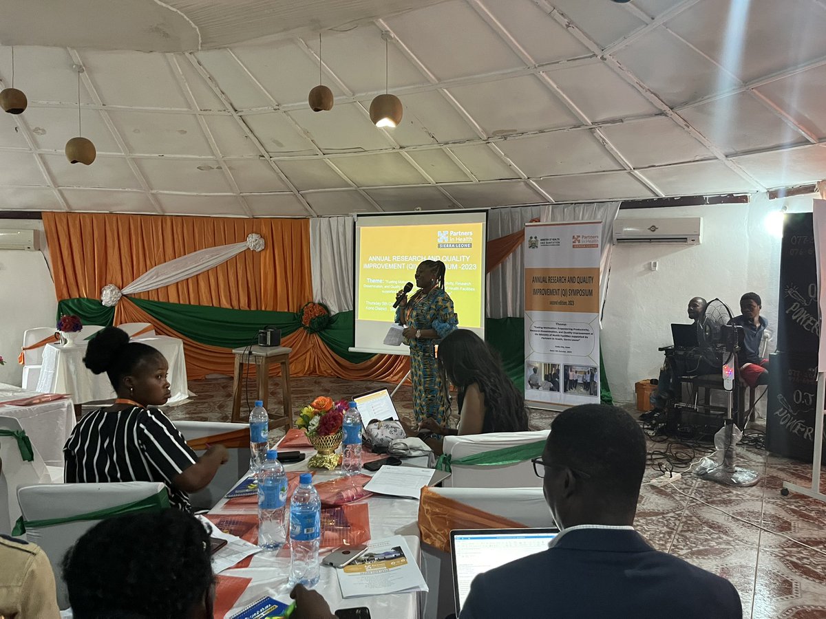 pihsierraleone's tweet photo. Welcome to our Annual Research and Quality Improvement Symposium. Let’s empower productivity and disseminate research together @mohs_sl. 

Follow the event live ➡️ https://t.co/mOIbnXpNcV

#FuelingMotivation #ElevatingResearch #RQISymposium @PIH @WHOSierraLeone https://t.co/9wgIVsgHc5