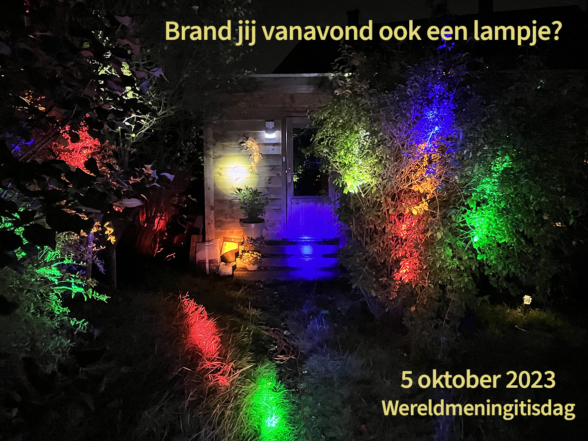Doe jij mee om 20.30? Brand een lampje/kaarsje, plaats het op social media met tags
<a href="/NMSSoest/">Meningitis Stichting</a> 
#WorldMeningitisDay #meningitis #sepsis #encefalitis #hersenvliesontsteking #hetzaljemaargebeuren #DefeatMeningitis

Delen is superfijn en belangrijk!  #delenislief