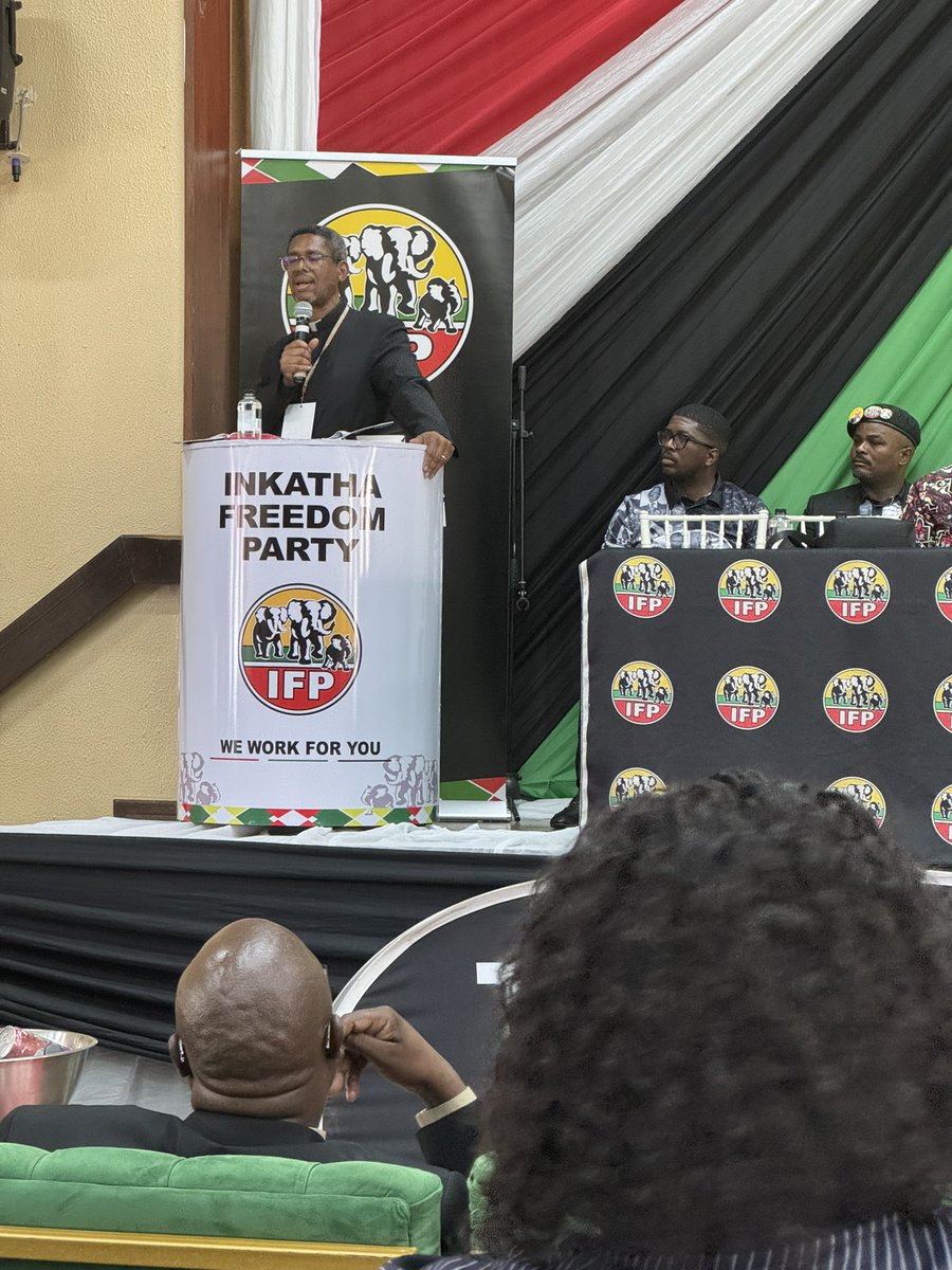 Currently: Rev KM Zondi sharing his message about his Excellency Prince Mangosuthu Buthelezi #UguDistrict #IFP