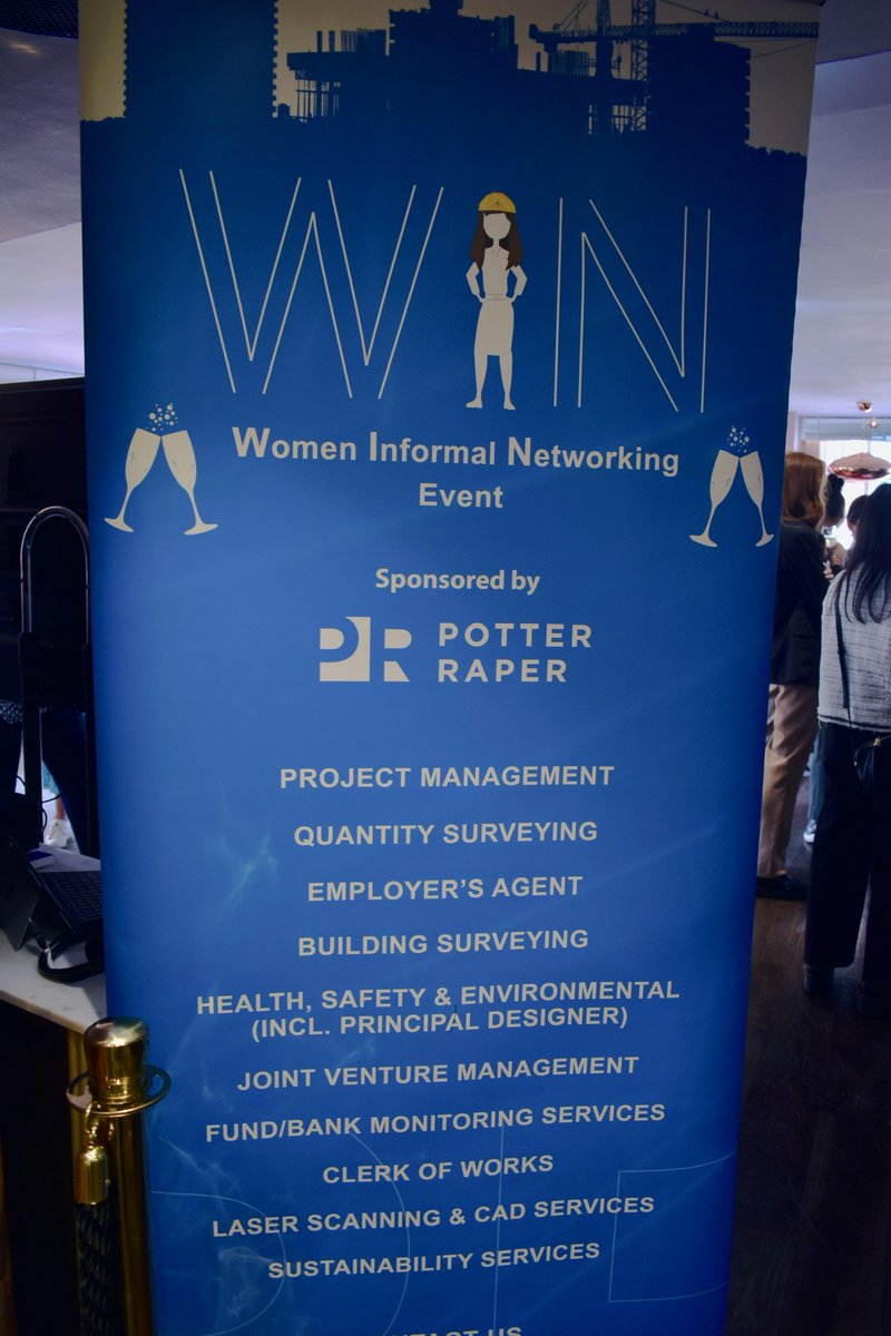 PotterRaper's tweet photo. Fab evening at the Women Informal Networking (WIN) event at Harvey Nics, London! WIN events were launched in 2015 by us to provide a platform for women in the construction industry to connect & support one another. More - https://t.co/LVi3zLbSZf
#WINEvents #WomenInConstruction https://t.co/j77qt1uF5I