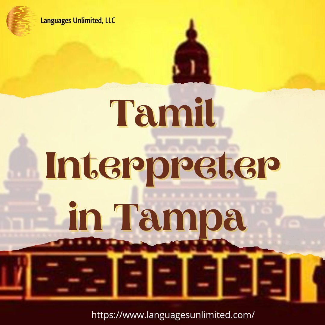 languagesUS's tweet image. Breaking language barriers in Tampa! 🌐 Need a Tamil interpreter for seamless communication? Look no further. Our team at Languages Unlimited has you covered. 🗣️💬
languagesunlimited.com/tamil-interpre…
.
.
#TamilInterpreter #LanguageSolutions #TampaTranslation