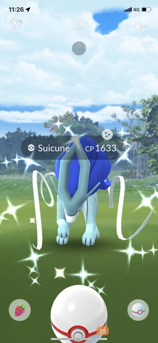 Another shiny Suicune from overseas✨💙
海外からの招待レイドでまた色違いのスイクンをゲットしました✨💙
いつも誘ってくれるフレンドに感謝です🙏💌