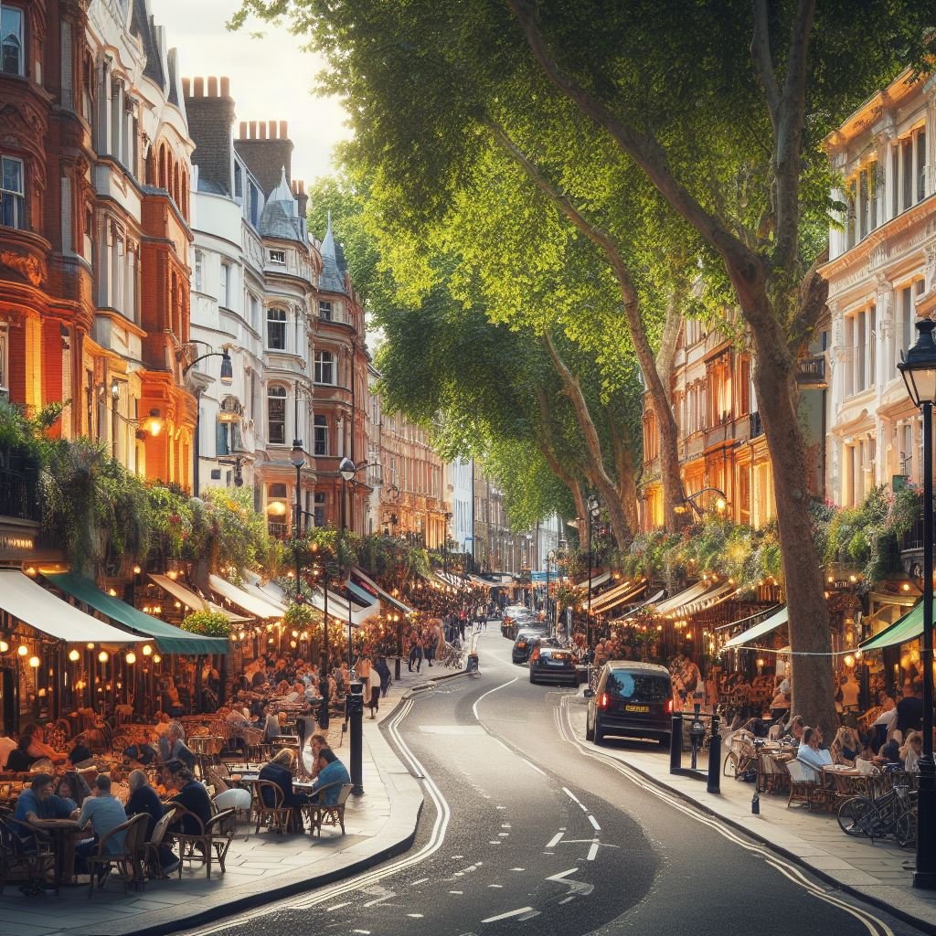If London was a European city (had trams and cafe culture)