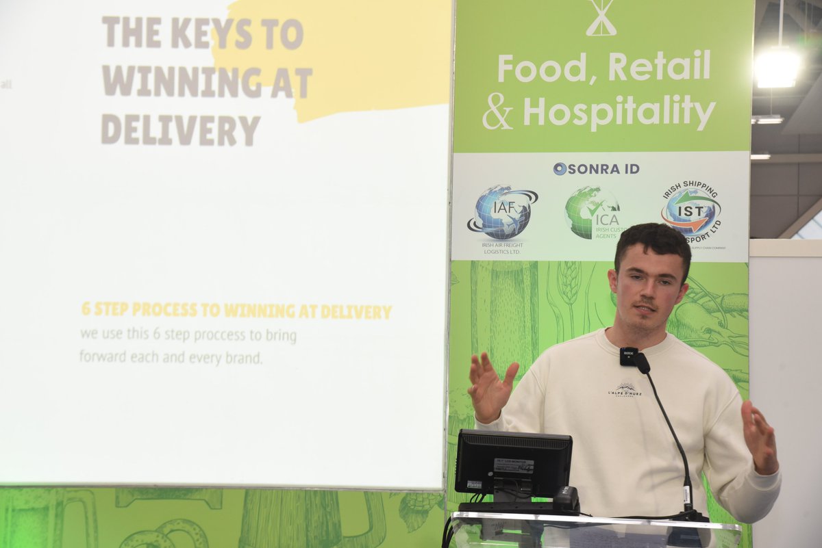 We extend our sincere thanks to Evan O’Ceallaigh, a renowned Restaurant Consultant, for his invaluable talk on 'How to Succeed in the Food Delivery Space.' 🚀

#FoodDrinkExpo #FoodRetailandHospitality #EvanOConsults #FoodTech #IndustryInsights