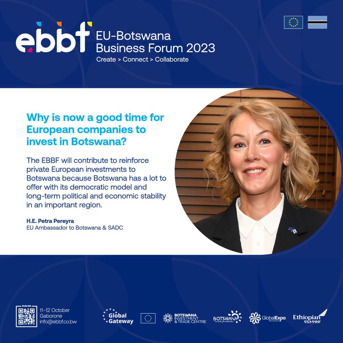 Looking forward to kick off the EU-Botswana Business Forum next week 🇪🇺🇧🇼⬇️