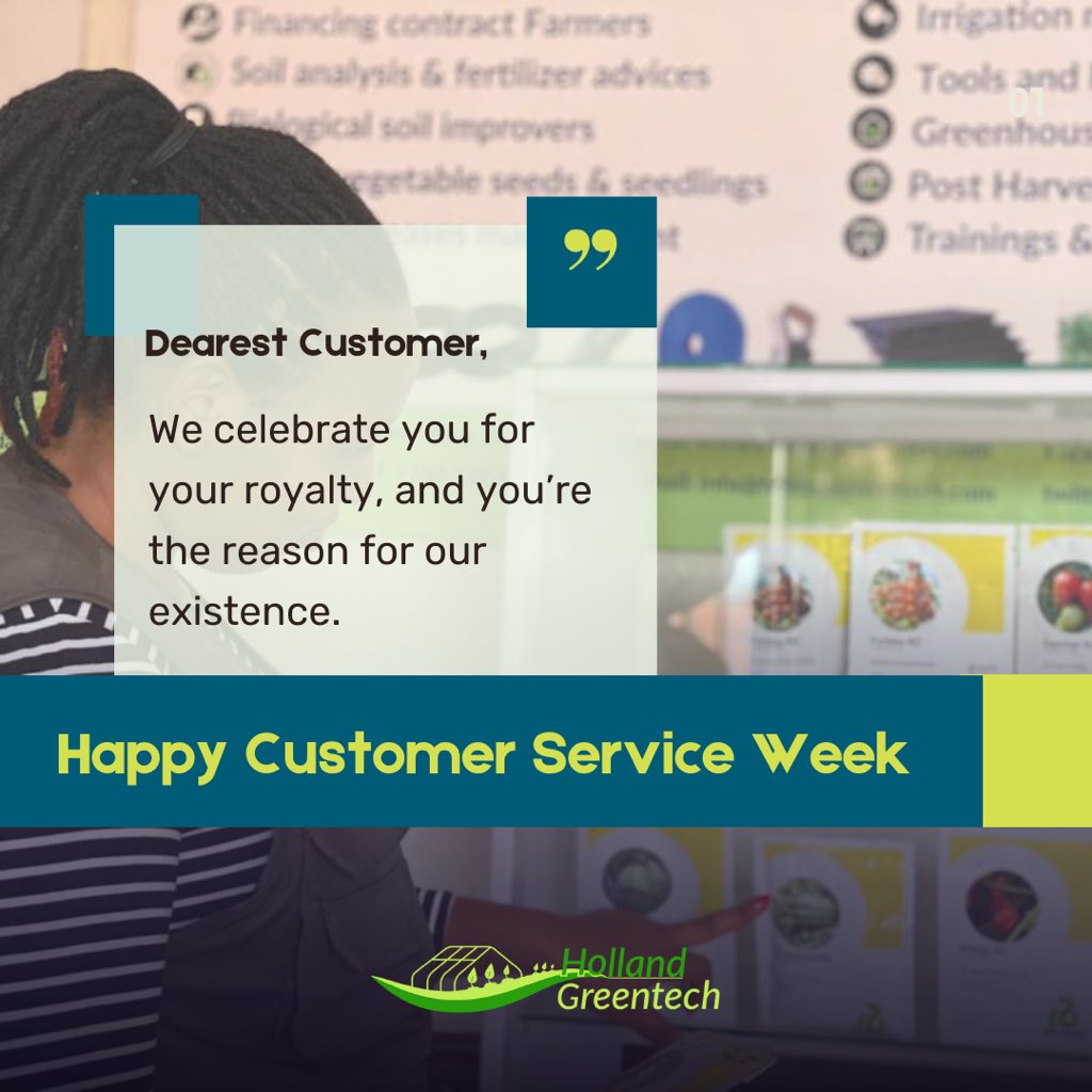 HGTRwanda's tweet photo. #HappyCustomerServiceWeek
📲0781449656
#AchieveTheNextLevel in #Horticulture
#NaYombi
#Turabashimira
#MuriIngenzi https://t.co/GSw2u8or7I