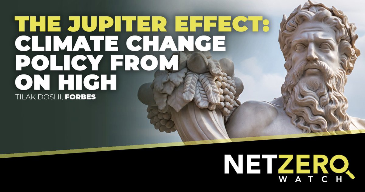 'What is it about imperious 'green' rulers who inflict impossible rules' asks @tilakdoshi, these 'central planners, with the pretensions of Jupiter, must fail if they are not to threaten the world’s economy and the well-being of billions of people.' #CostOfNetZero Read more:…