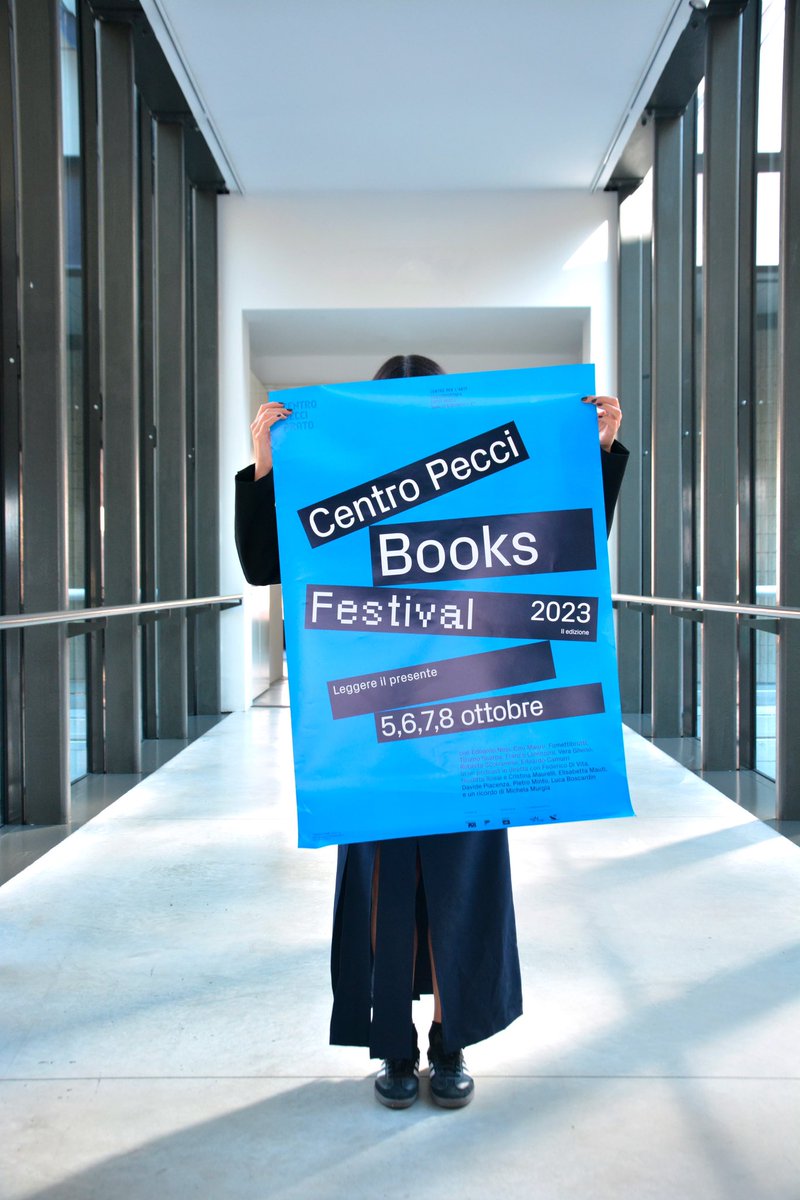 Inizia oggi il #CentroPecciBooks Festival.  Una lettura del presente insieme ai maggiori esponenti del panorama letterario italiano e internazionale contemporaneo. 

#leggereilpresente 

Programma completo 🔗 bit.ly/CentroPecciBoo…