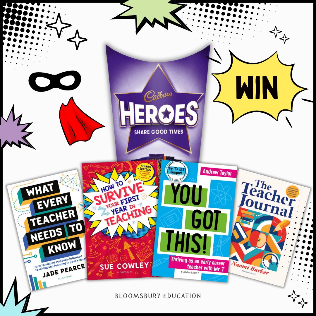This #WorldTeacher Day, we’re celebrating our incredible educators. Want to win a stack of inspiring books? 📚 

Simply like, repost and follow us by 12.10.2023 and 5 lucky winners will be chosen at random!

UK and IRL only.

View T&amp;Cs here: bit.ly/3tkqJPn 
#Giveaway